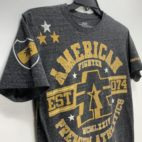 American Fighter Affliction Mens T-Shirt World Wide Big Graphic Sz M - Picture 2 of 4